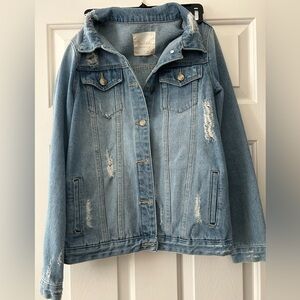 Altar'd State Light Blue Jean Jacket